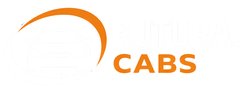 Designed logo of the ruturaj cabs representing the best cab service in kolhapur